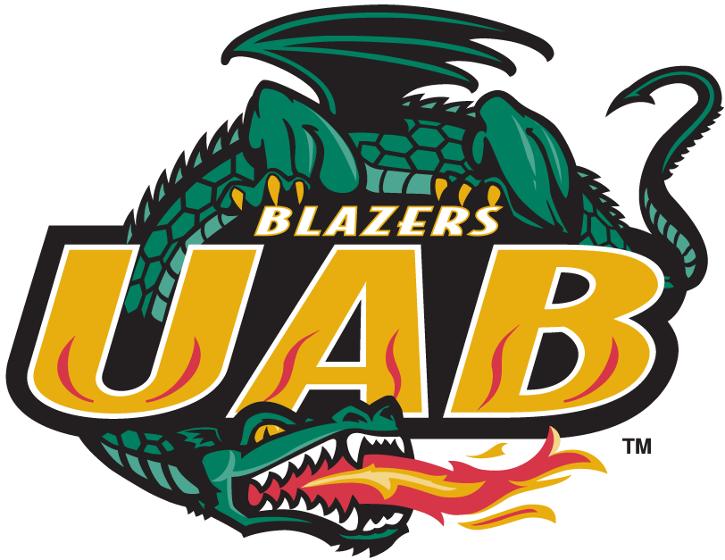 UAB Blazers 1996-Pres Alternate Logo v2 diy DTF decal sticker